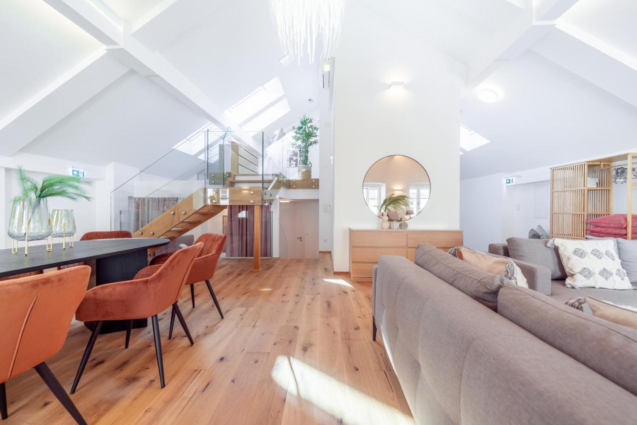Penthouse Maxfux Direkt In Der Fussgaengerzone 130M2 Lägenhet Krems an der Donau Exteriör bild