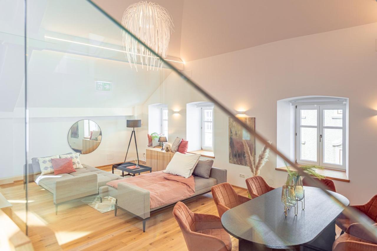 Penthouse Maxfux Direkt In Der Fussgaengerzone 130M2 Lägenhet Krems an der Donau Exteriör bild