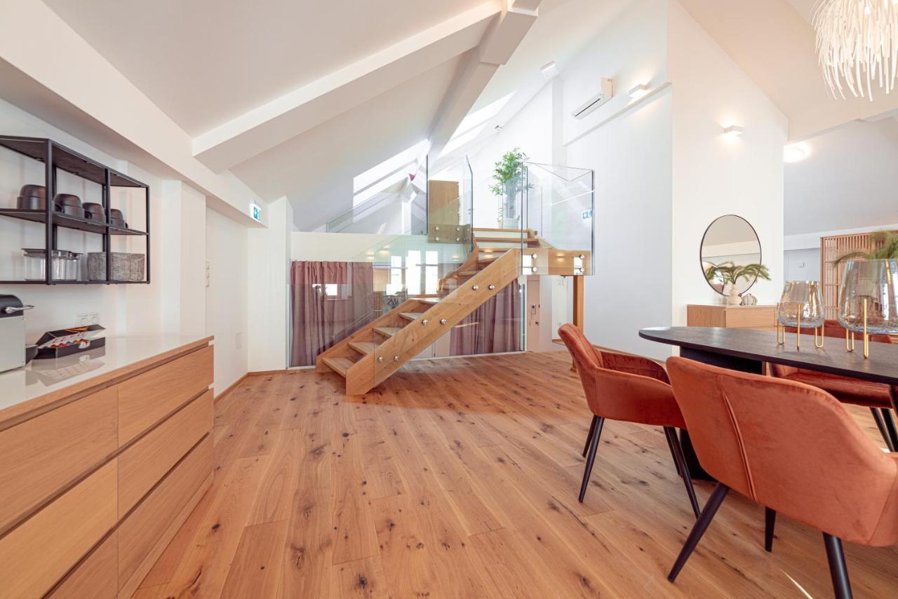 Penthouse Maxfux Direkt In Der Fussgaengerzone 130M2 Lägenhet Krems an der Donau Exteriör bild
