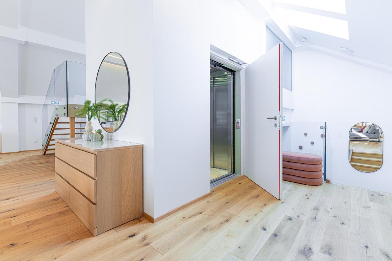Penthouse Maxfux Direkt In Der Fussgaengerzone 130M2 Lägenhet Krems an der Donau Exteriör bild