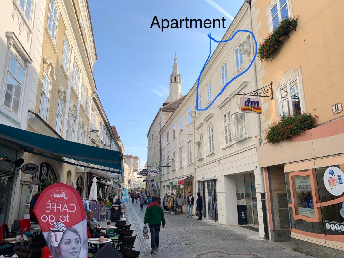 Penthouse Maxfux Direkt In Der Fussgaengerzone 130M2 Lägenhet Krems an der Donau Exteriör bild