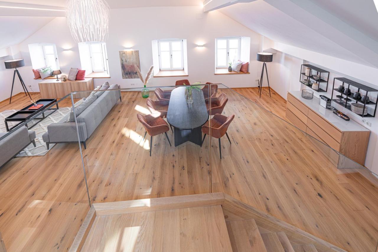 Penthouse Maxfux Direkt In Der Fussgaengerzone 130M2 Lägenhet Krems an der Donau Exteriör bild